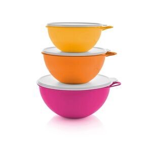 Tupperware® Thatsa® Bowls Airtight Leakproof Mixing Bowls (Set of 3)